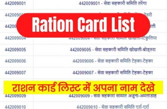 Ration Card List