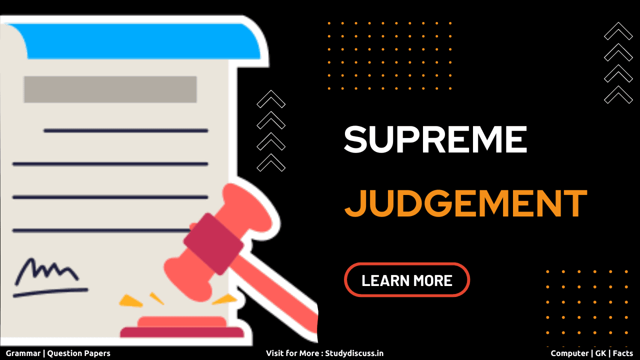 Supreme Judgements Supreme Judgements : Lily Thomas Bigamy Case