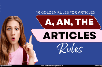 Use of Articles