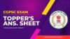 CGPSC Exam PDF Ans. Sheet
