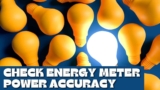 Electronic Energy Meter Accuracy Check